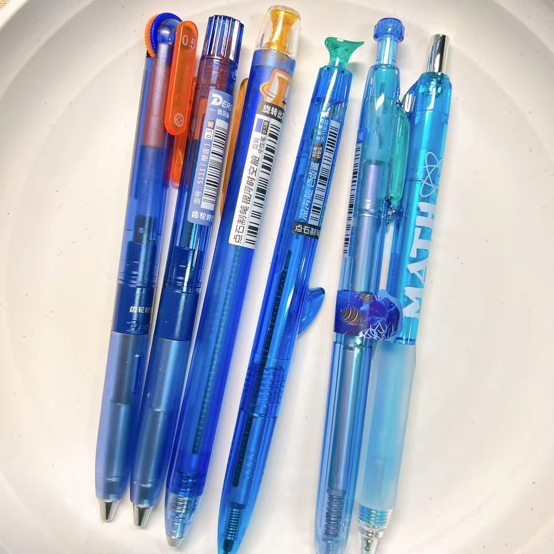 【黑墨-6支】A28深海蓝银行奇幻巨齿鲨齿轮,掉封蜡不售后