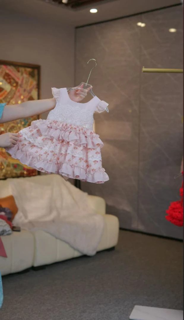 【梦回凡尔赛】原创新款女童蛋糕连衣裙宝宝可爱穿搭女宝生日公主裙