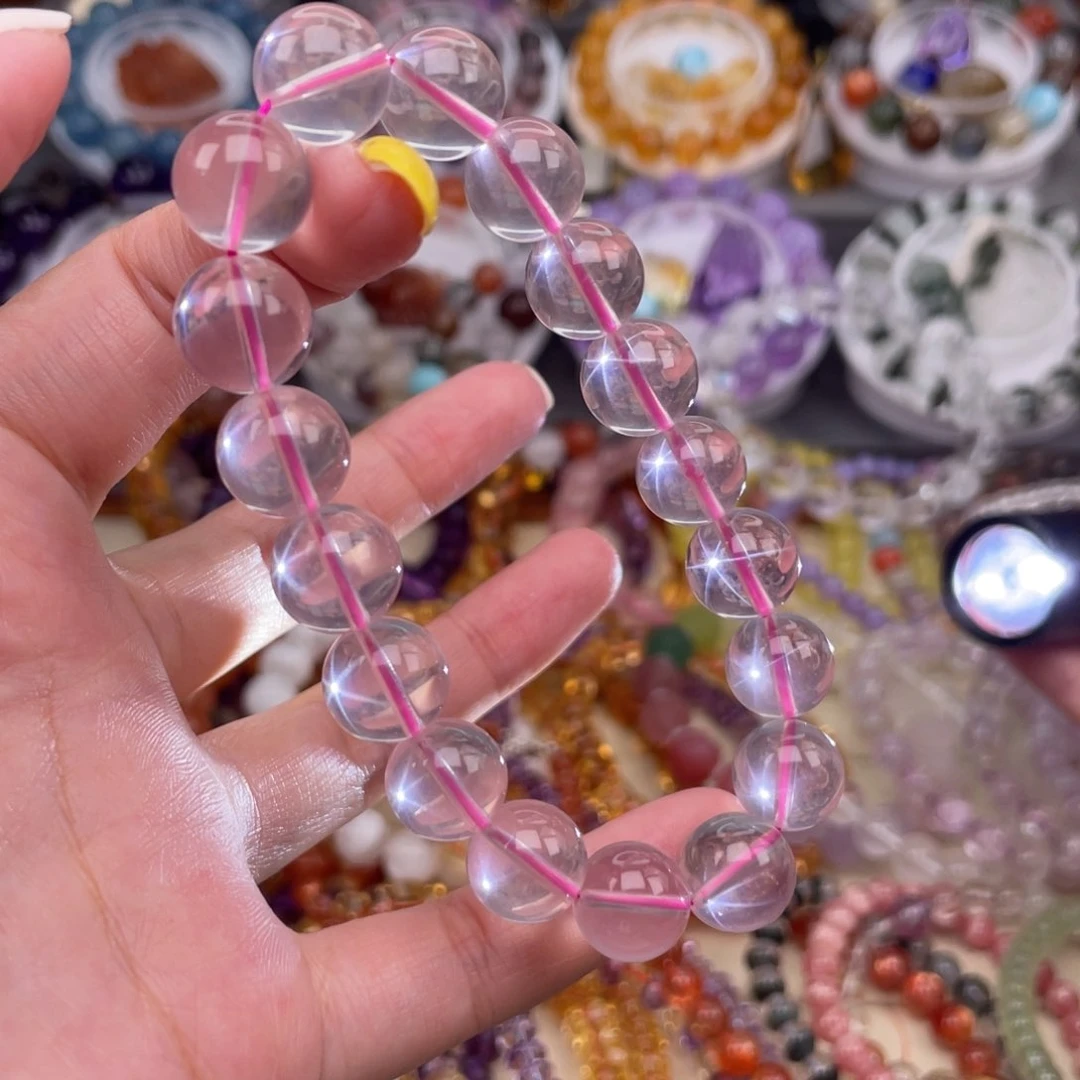 水晶手链未镶嵌粉晶