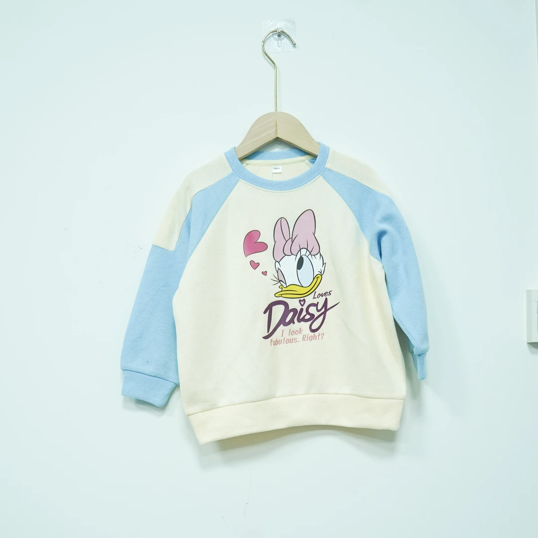 【Disney/迪士尼】女童卫衣时髦洋气儿童爆款品牌新款长袖衣服