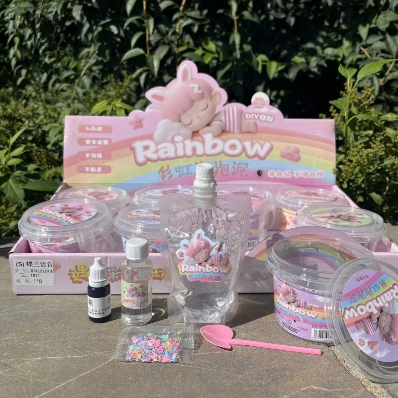 新款起泡胶自制材料包diy泡泡泥套盒儿童解压泥玩具有3c