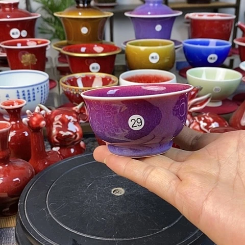 【闪购商品】景德镇名陶雅玩原矿郎红