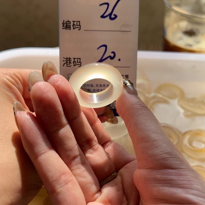 未镶嵌戒指玛瑙/玉髓