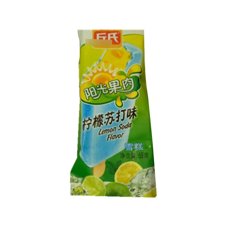 丘氏 阳光果肉柠檬苏打味 68g/支