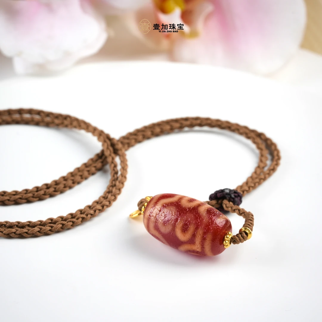 壹加安琪 | 金蟾七眼玛瑙项链多样性发货发其一