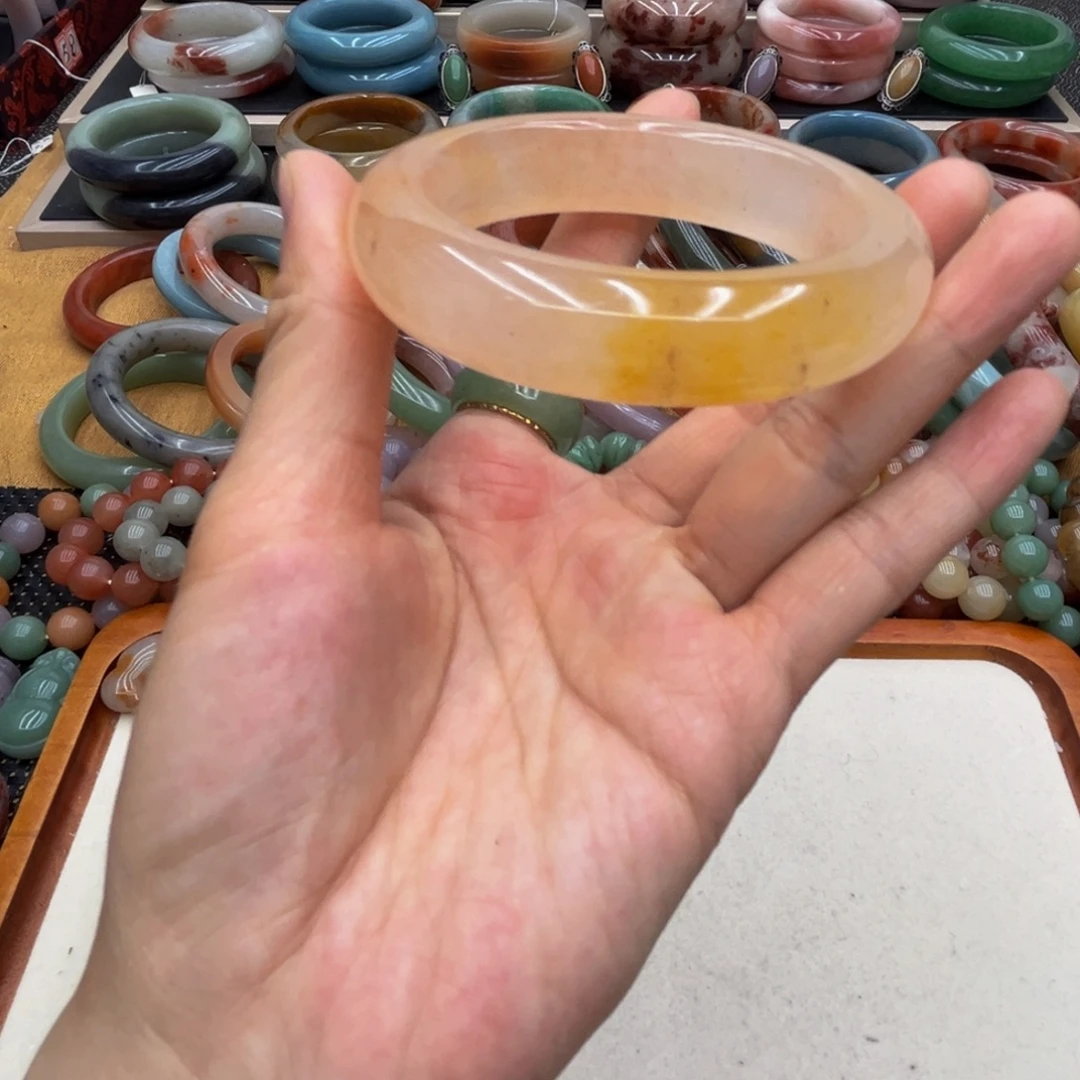 石英质玉未镶嵌圈口56