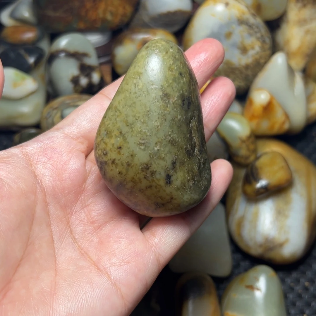 和田玉未镶嵌挂件38