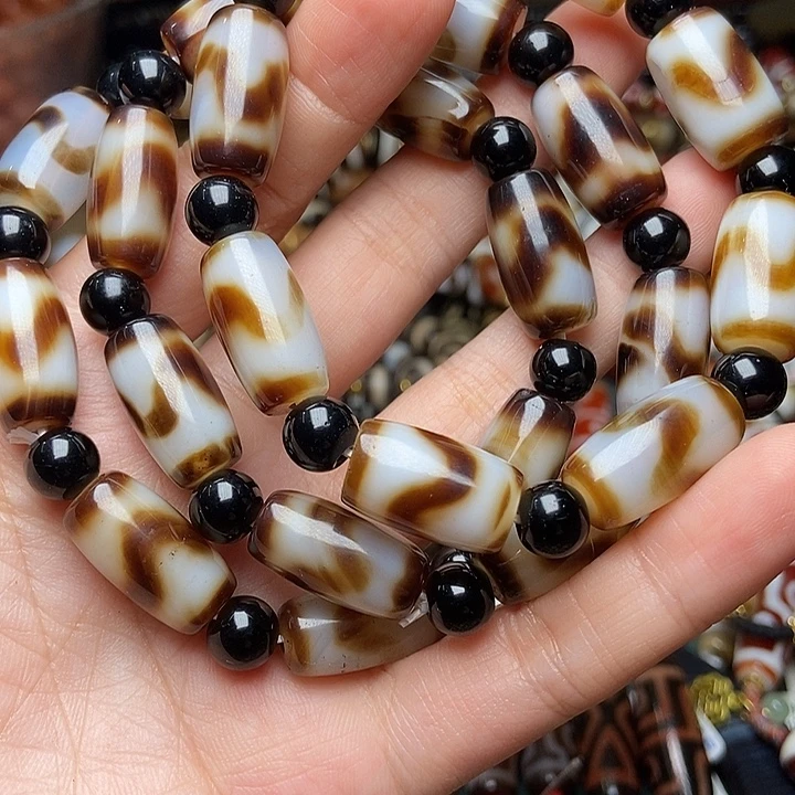 玛瑙/玉髓未镶嵌手链发一条