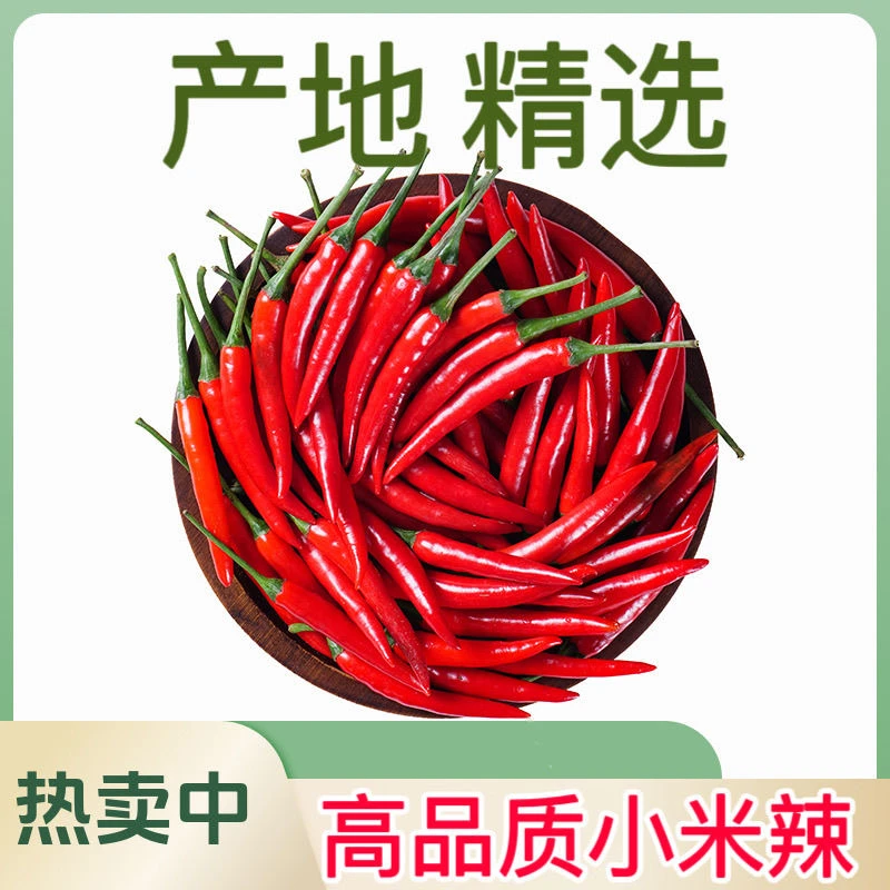 新鲜云南小米辣椒朝天椒特辣红辣椒指天椒薄皮小米椒农家自种蔬菜