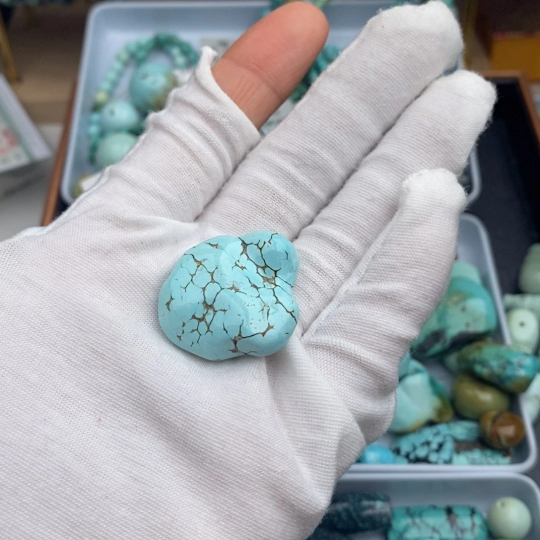 未镶嵌绿松石随型珠