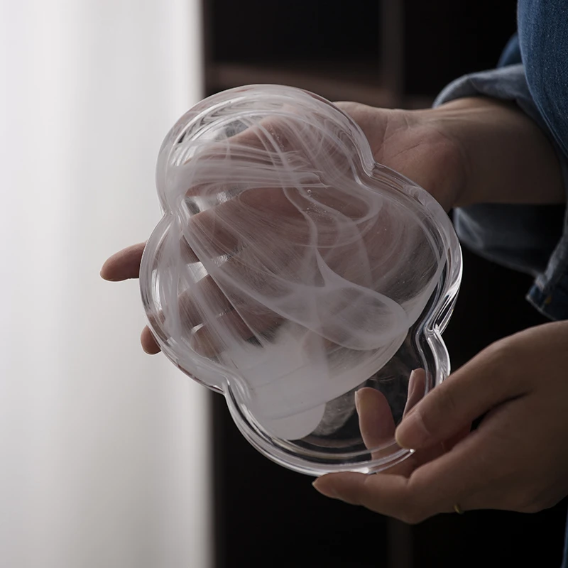 【茜茜专属】国风水墨琉璃海棠壶承