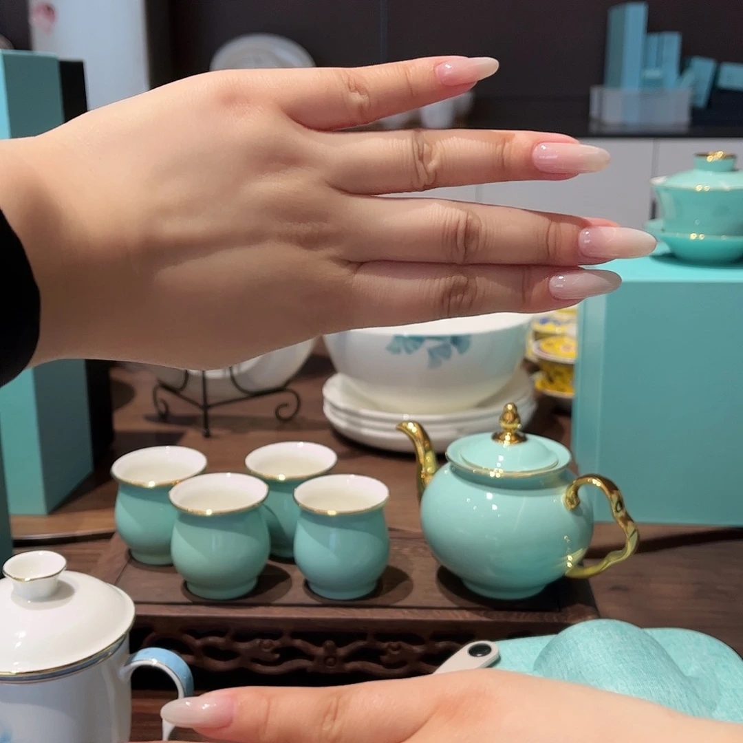 瓷片梅子青6头茶二级