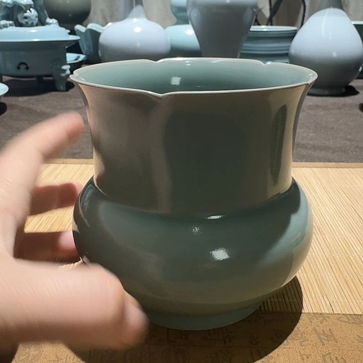 摆件陶全手工，渣斗。