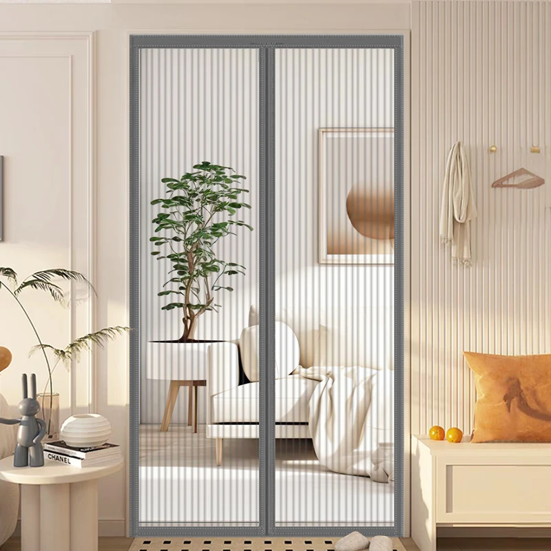 夏季金刚网防蚊门帘魔术粘贴自吸家用高档卧室静音隔断强磁纱窗网