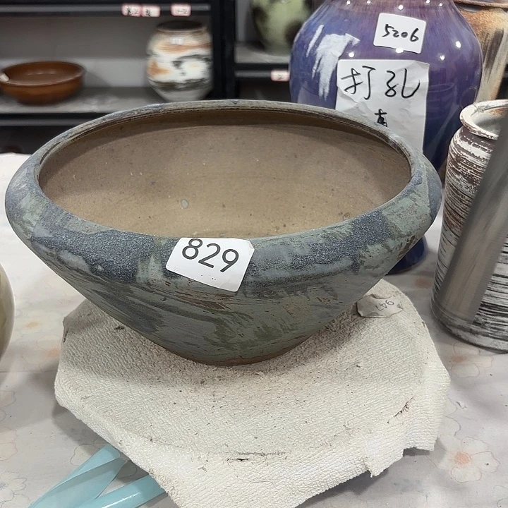 摆件高13，口24，有孔，829