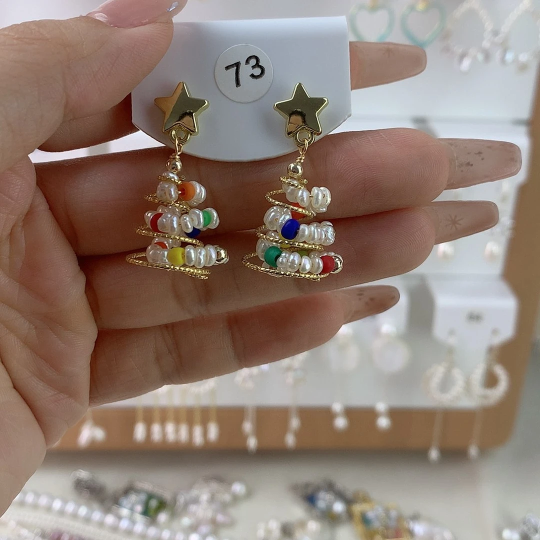 未镶嵌耳饰淡水珍珠