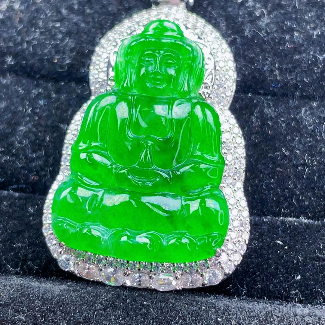 翡翠未镶嵌吊坠(不含链)888