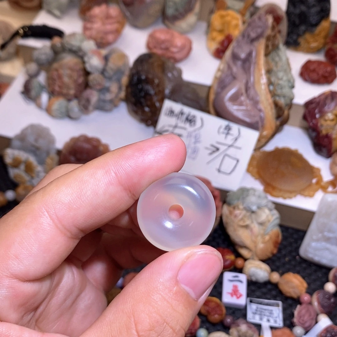 石英质玉（阿拉善玉）未镶嵌手链