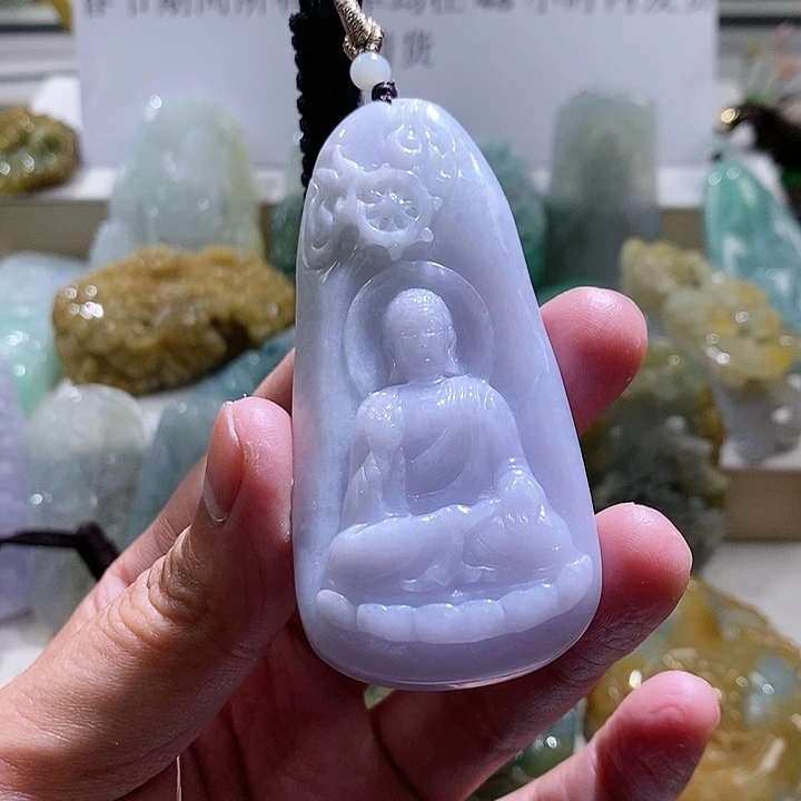 【闪购商品】翡翠颈饰未镶嵌源**断阿咪