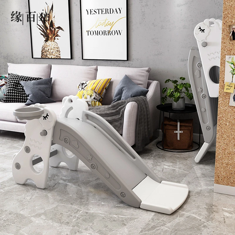 儿童滑滑梯室内家用小型宝宝滑梯折叠多功能小孩玩具家庭游乐场