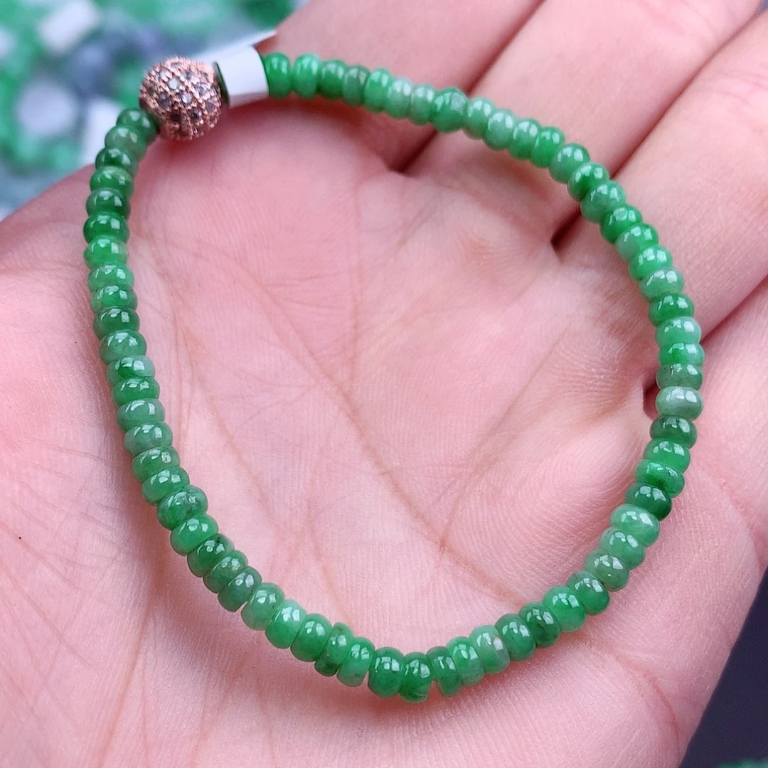 未镶嵌手链翡翠手串