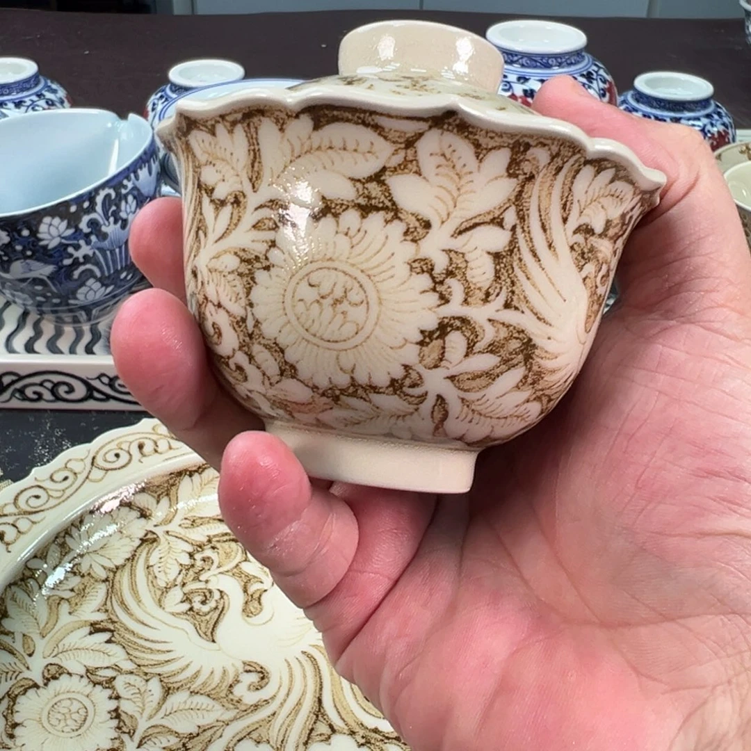 陶景德镇手工手绘陶瓷