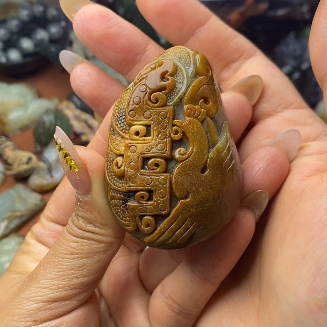 和田玉挂件未镶嵌