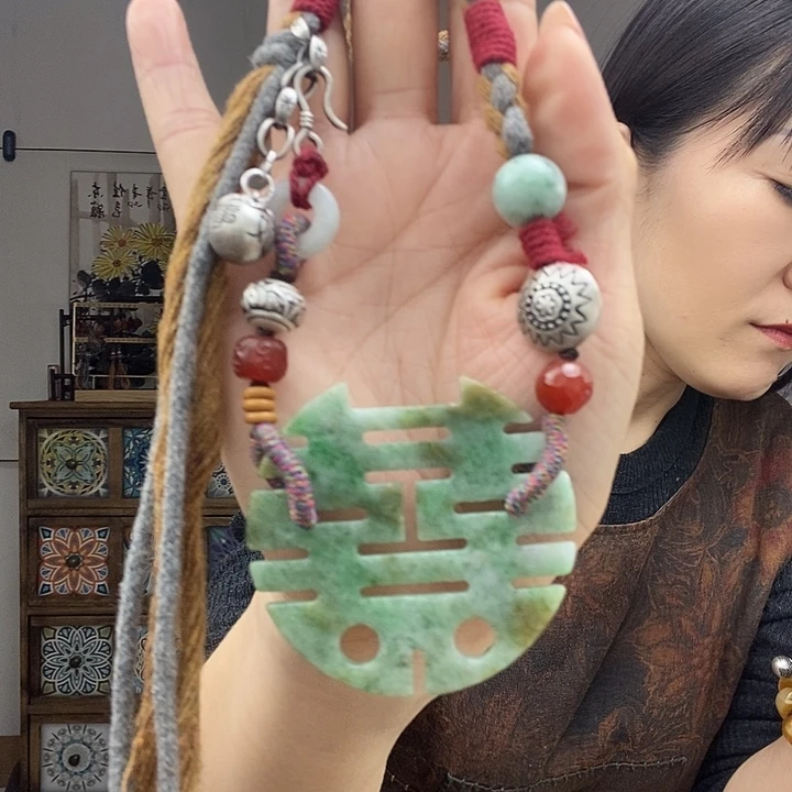 翡翠项链未镶嵌项链