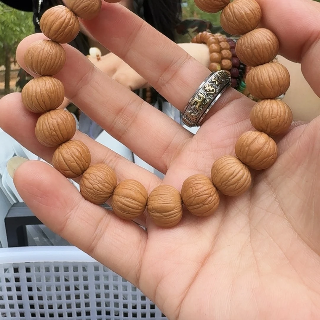 猴头核桃手串土豪原皮原色