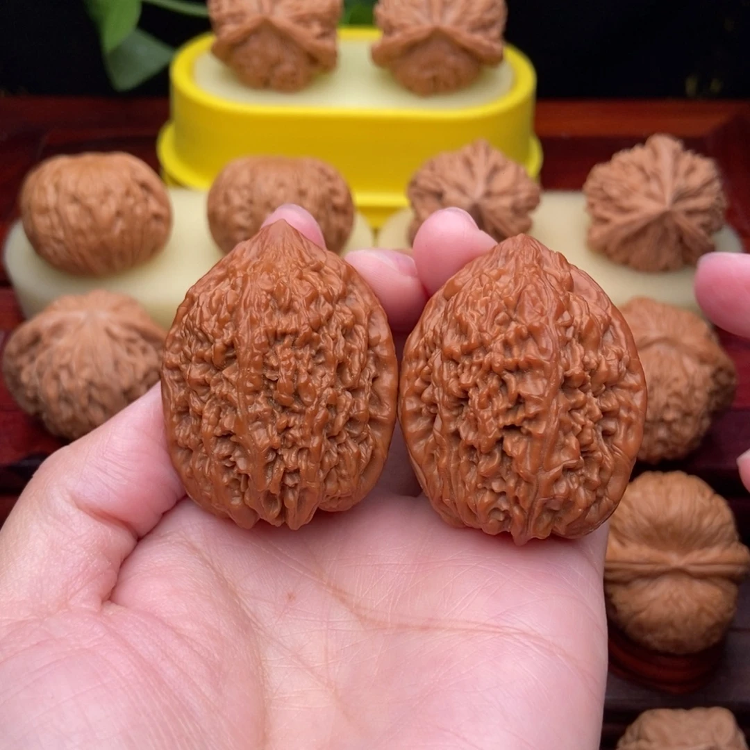 安***心把件文玩核桃野生大蒜头36