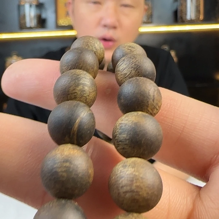 沉香沉香碎屑027卡1.0单圈圆珠
