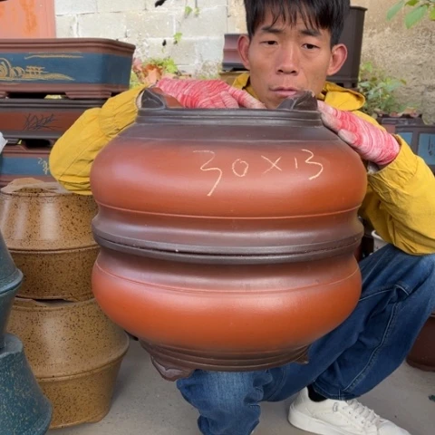 花盆紫砂特价包邮送