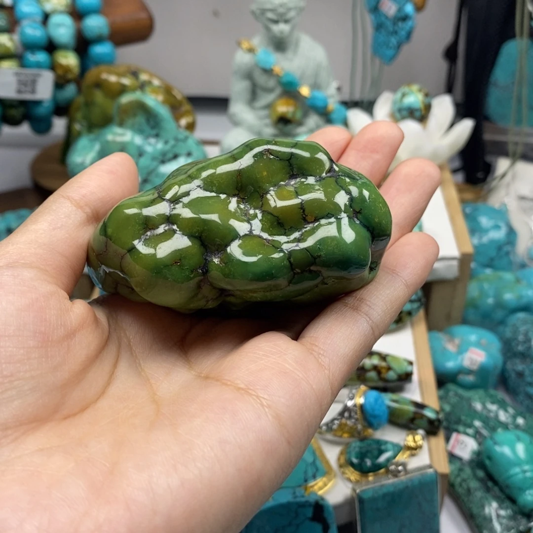 风***子高瓷精品三彩手把件x
