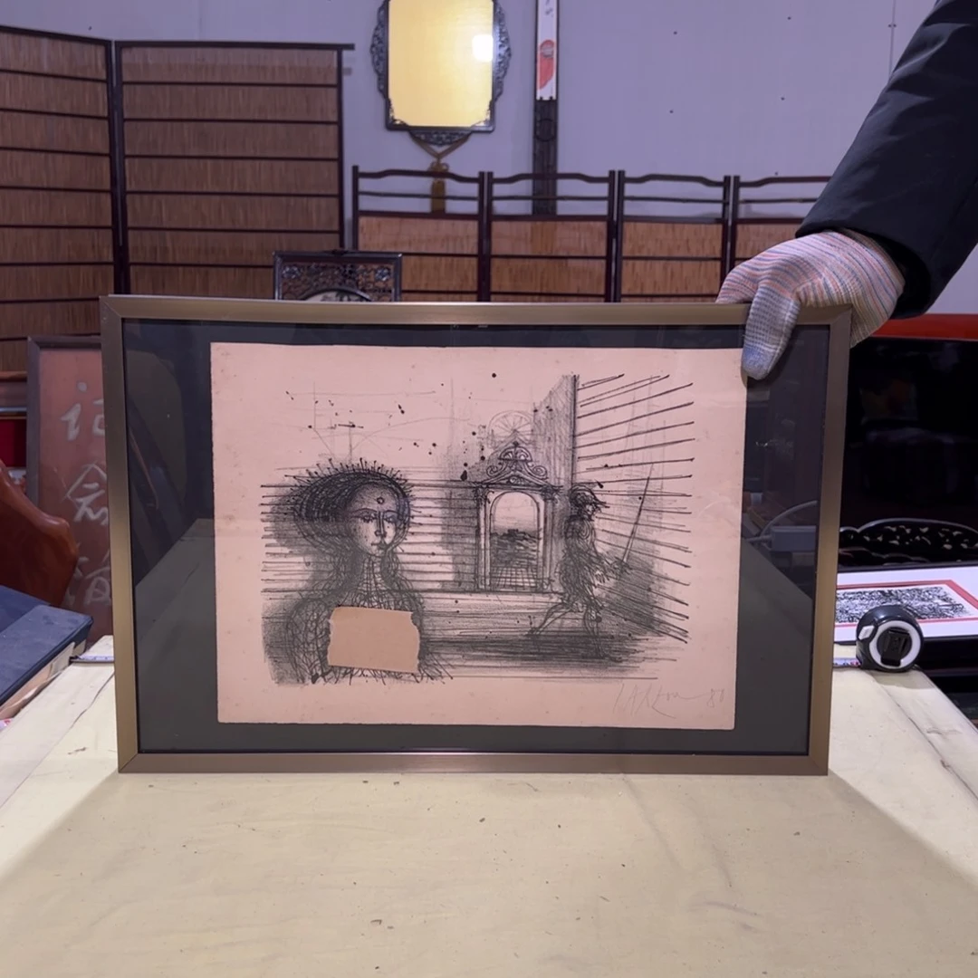 绘画万**山热门火爆屏风框画油画版画