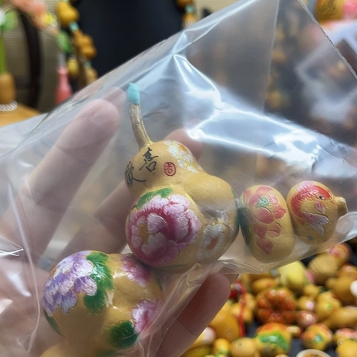 点***二非遗手工墨刻葫芦