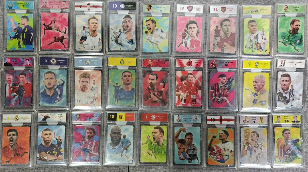 原创手绘卡    球迷爱好收藏用