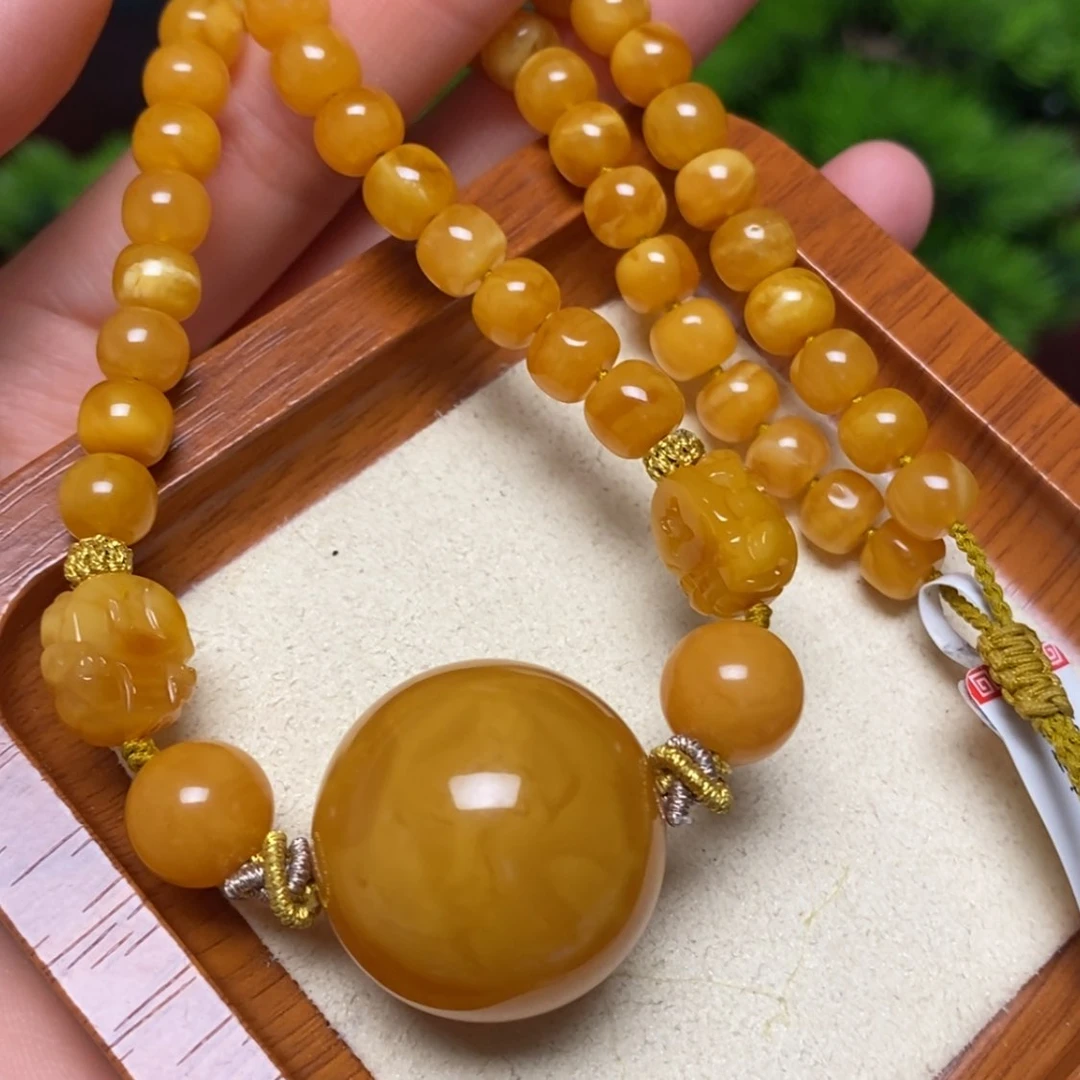 【闪购商品】未镶嵌颈饰蜜蜡项链