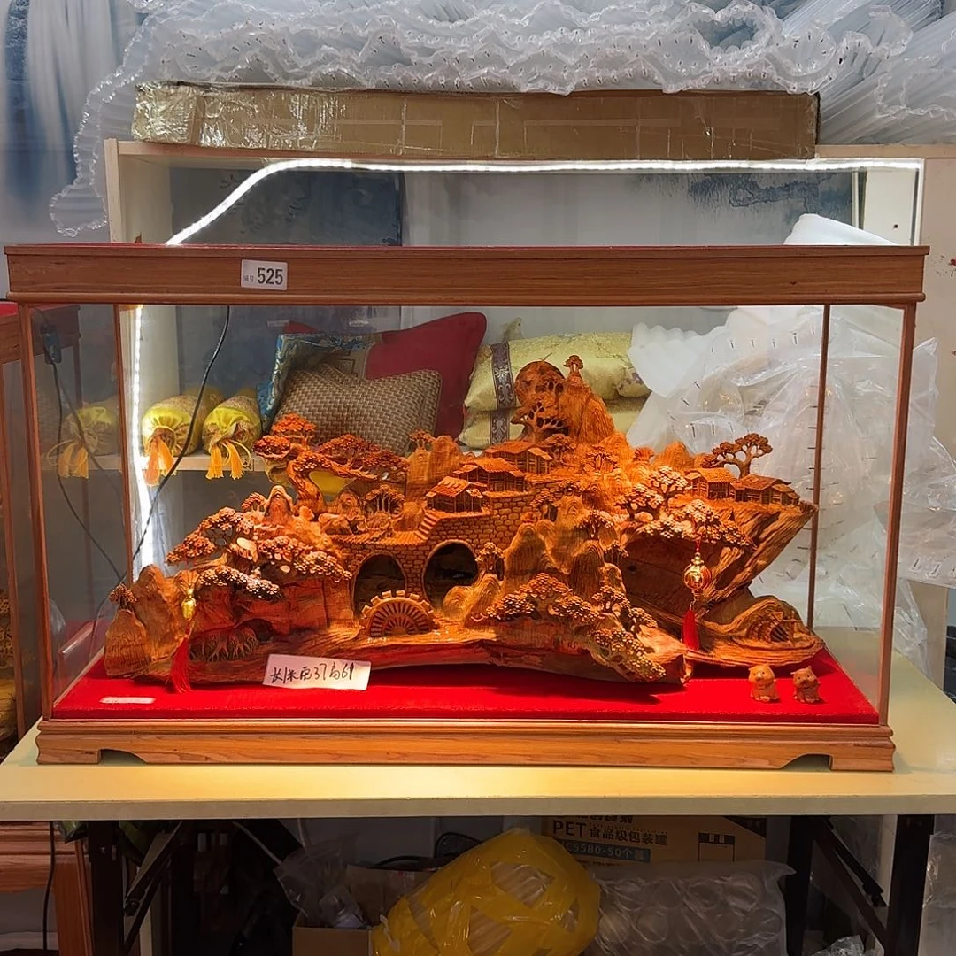 摩***轮柏木（崖柏）木雕款