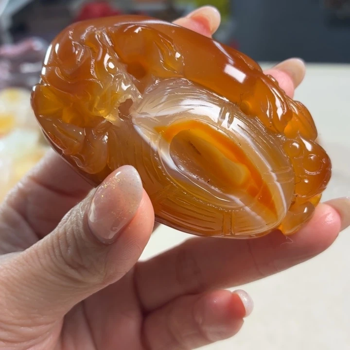 玛瑙/玉髓未镶嵌吊坠(不含链)