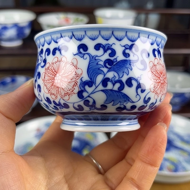 景德镇手绘茶具主人杯