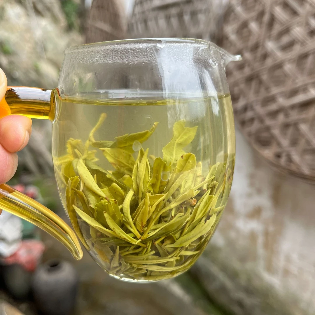 金寨野生茶【口粮茶野茶】手工荒茶浓香绿茶耐泡荒野茶