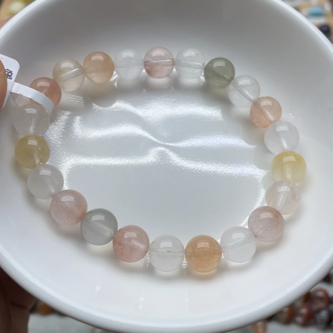 未镶嵌手链水晶兔毛