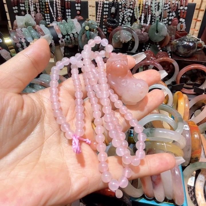 石英质玉手镯未镶嵌水**青