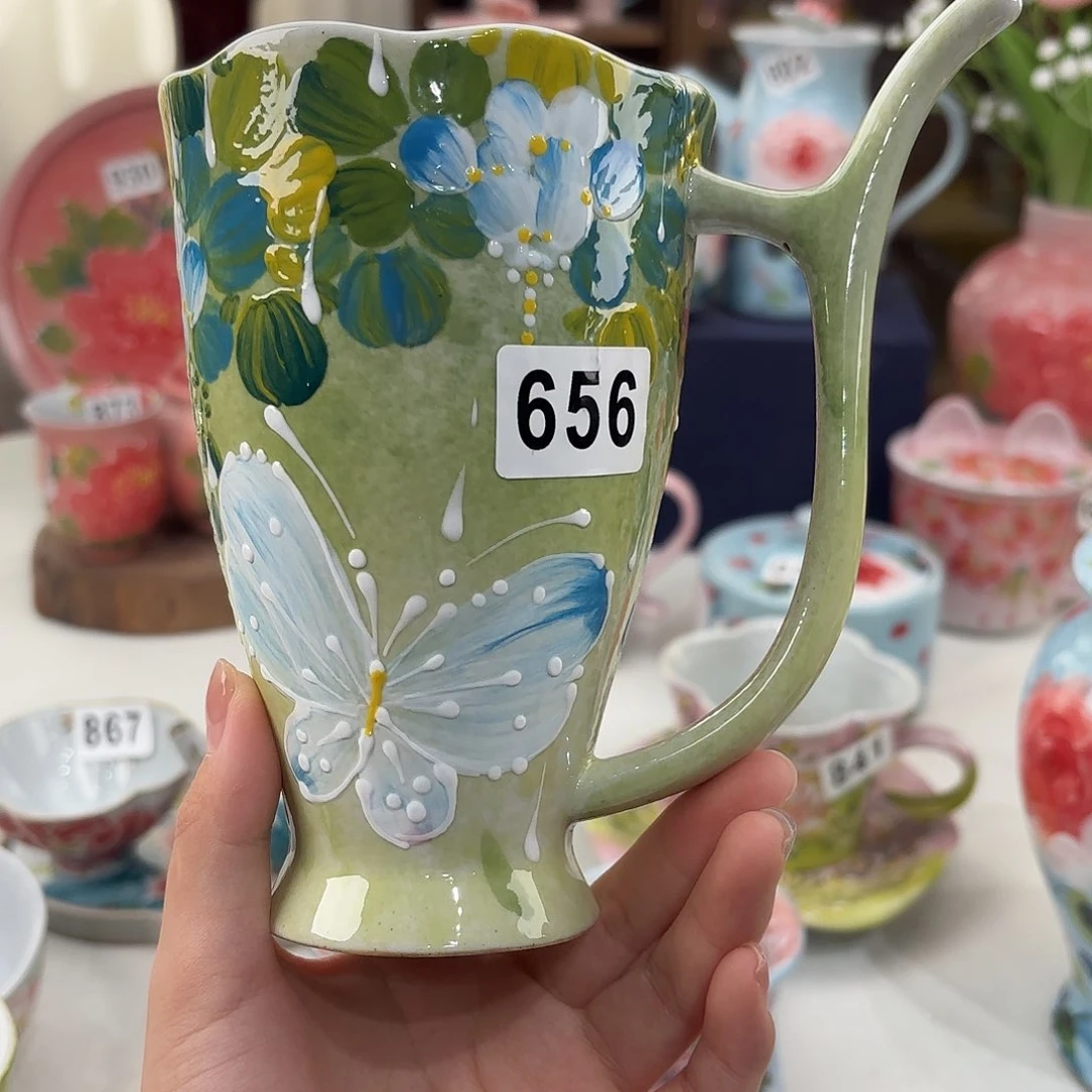 景德镇手绘高温釉下彩陶瓷茶具