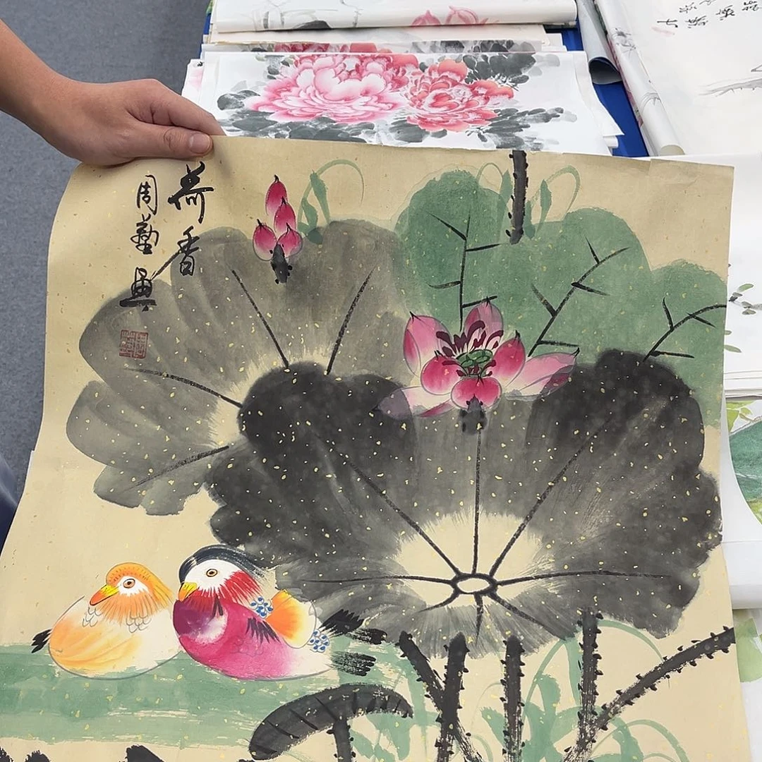 国画纯手绘作品欣赏