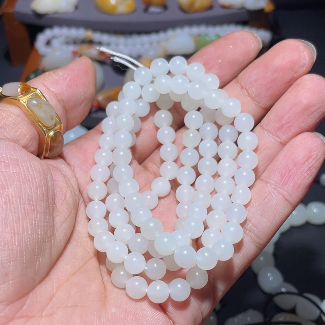 和田玉未镶嵌项链