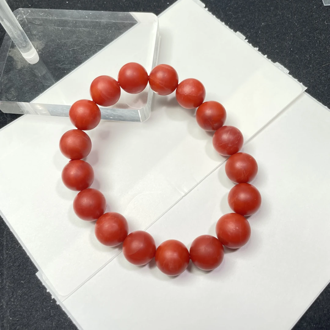 保山南红圆珠12.5mm+手串 KT25021901