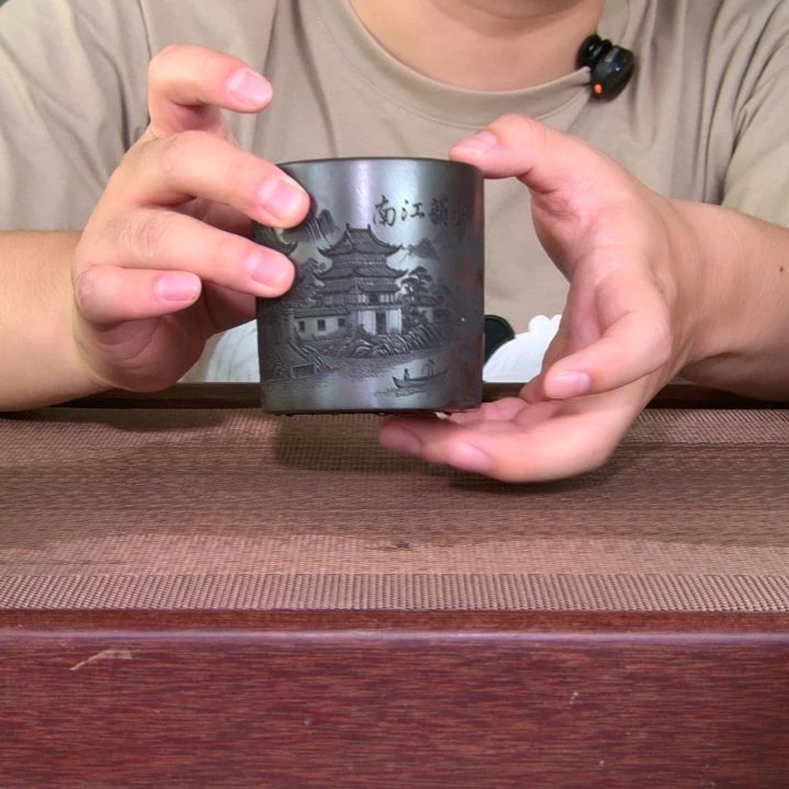 茶杯紫砂高货放漏