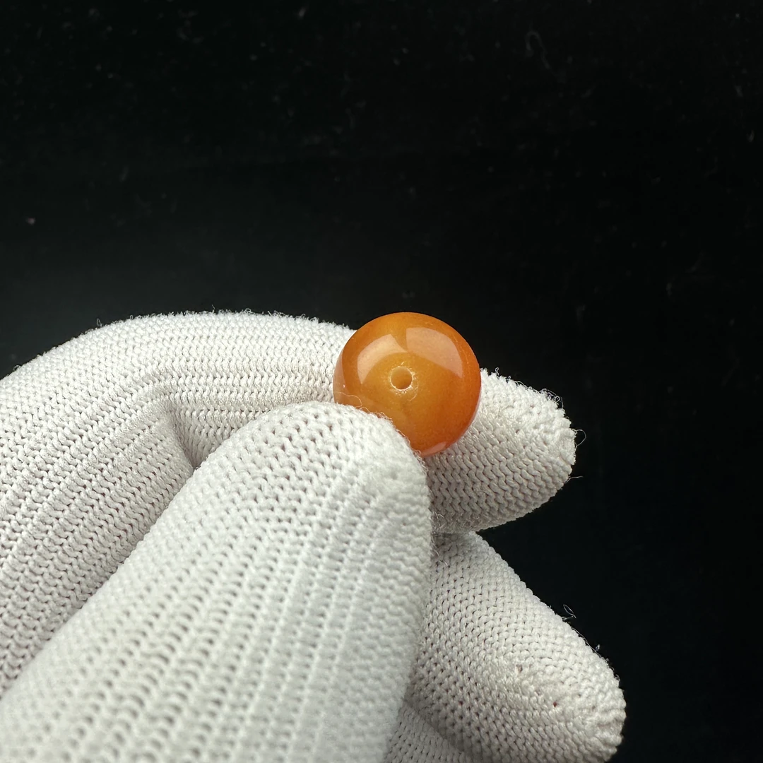 B3300天然原矿蜜蜡 墩子13.3*9.8mm支持复检 假一罚四