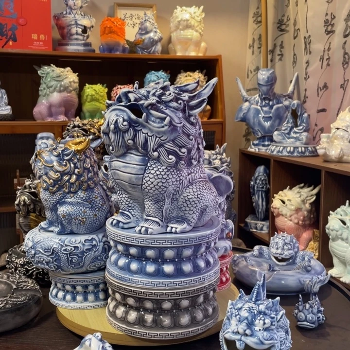 记***子瓷片摆件11111111111